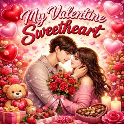 My valentine Sweetheart - Single. Передняя обложка. Нажмите, чтобы увеличить.