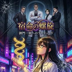 Spiral of Fate -Prelude to the Mikado-. Передняя обложка. Нажмите, чтобы увеличить.