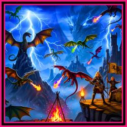 Dragons of the Seven Kingdoms. Передняя обложка. Нажмите, чтобы увеличить.