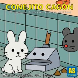 Conejito Cagón BSO original del videojuego. Передняя обложка. Нажмите, чтобы увеличить.