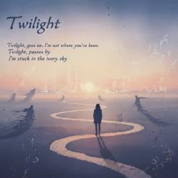 Twilight feat. MEGURINE LUKA - Single. Передняя обложка. Нажмите, чтобы увеличить.