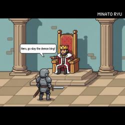 Hero, Go and Defeat the Demon King - Single. Передняя обложка. Нажмите, чтобы увеличить.