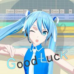 Good Luck feat. HATSUNE MIKU - Single. Передняя обложка. Нажмите, чтобы увеличить.