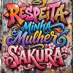 Respeita minha mulher Sakura - Single. Передняя обложка. Нажмите, чтобы увеличить.