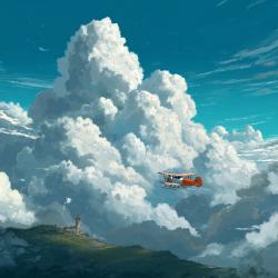 Kiki’s Flying Lesson - Single. Передняя обложка. Нажмите, чтобы увеличить.