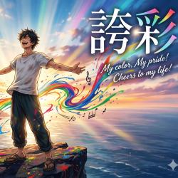 Proud Colors - Single. Передняя обложка. Нажмите, чтобы увеличить.