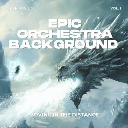 Epic Orchestra Background, Vol. 1: Moving in the Distance. Передняя обложка. Нажмите, чтобы увеличить.