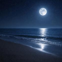 Sea and Moon - Single. Передняя обложка. Нажмите, чтобы увеличить.