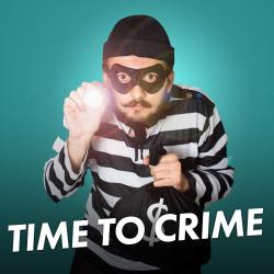 Time To Crime. Передняя обложка. Нажмите, чтобы увеличить.