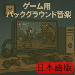 ゲーム用バックグラウンド音楽. Передняя обложка. Нажмите, чтобы увеличить.
