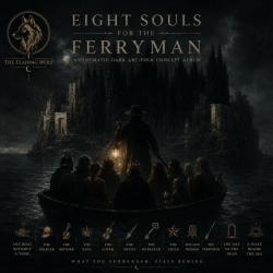 Eight Souls for the Ferryman. Передняя обложка. Нажмите, чтобы увеличить. Eight Souls for the Ferryman. Передняя обложка. Нажмите, чтобы увеличить.