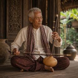 Ancient Khmer Music - EP. Передняя обложка. Нажмите, чтобы увеличить.