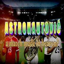 Astronautović - A Match Made in Heaven?. Передняя обложка. Нажмите, чтобы увеличить.