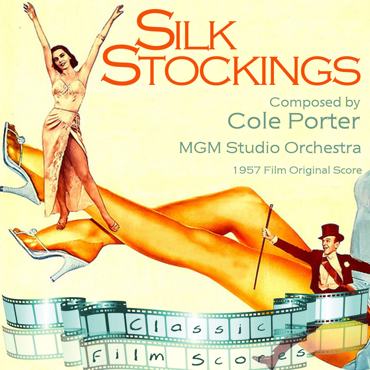 Silk Stockings 1957 Film Original Score Передняя обложка. 