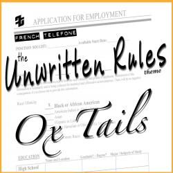 Ox Tails The Unwritten Rules Theme - Single. Передняя обложка. Нажмите, чтобы увеличить. Ox Tails The Unwritten Rules Theme - Single. Передняя обложка. Нажмите, чтобы увеличить.