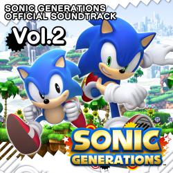 Sonic Generations Official Soundtrack, Vol. 2. Передняя обложка. Нажмите, чтобы увеличить.