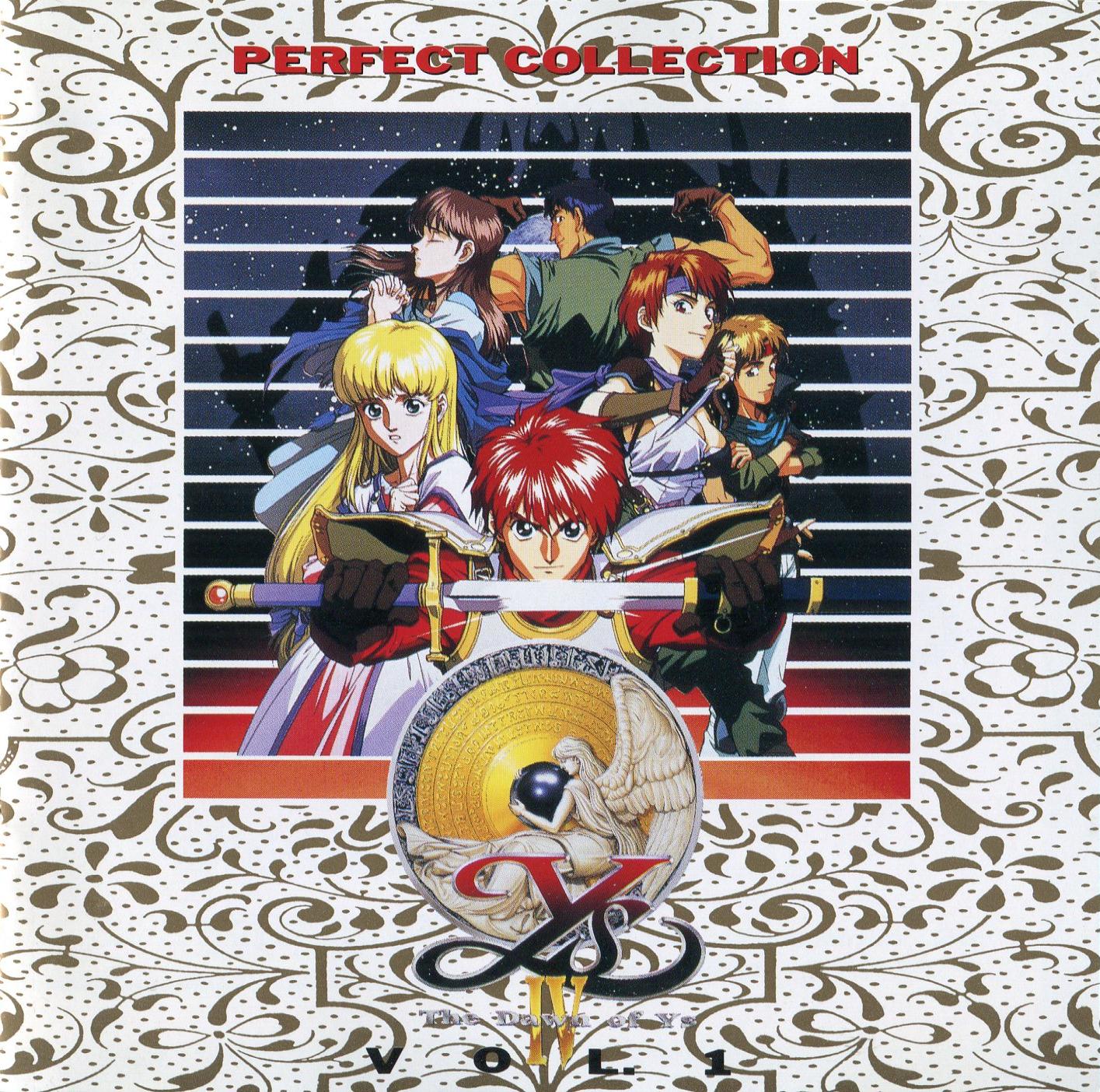 Perfect collection. YS IV: the Dawn of YS. YS collection, Vol. 1 Logic. Dawn of YS Cover.