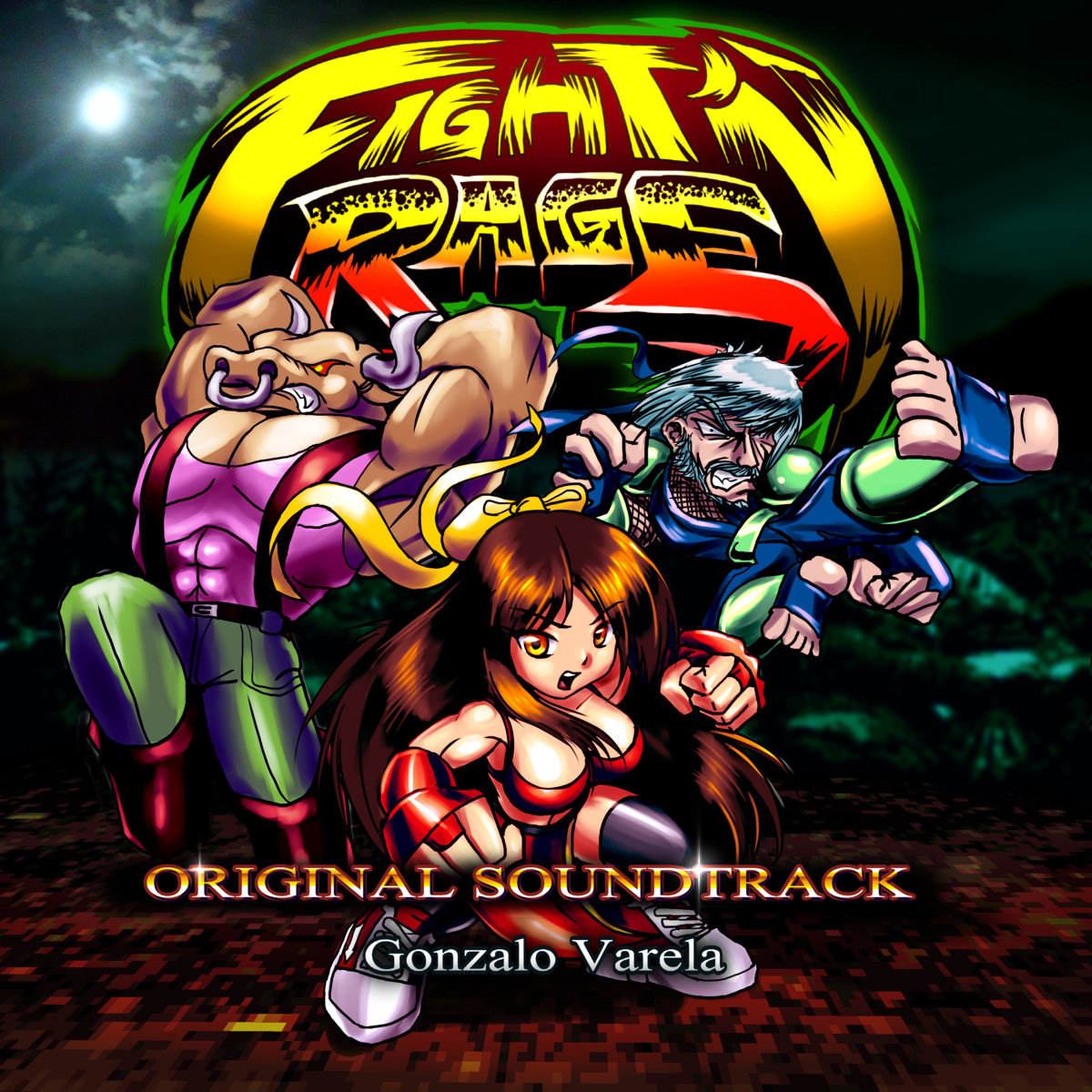 Fight'n Rage Original Soundtrack Front. 