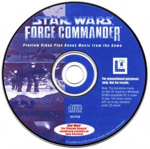 Star Wars: Force Commander ~ Bonus Music from the Game. CD. Нажмите, чтобы увеличить. Star Wars: Force Commander ~ Bonus Music from the Game. CD. Нажмите, чтобы увеличить.