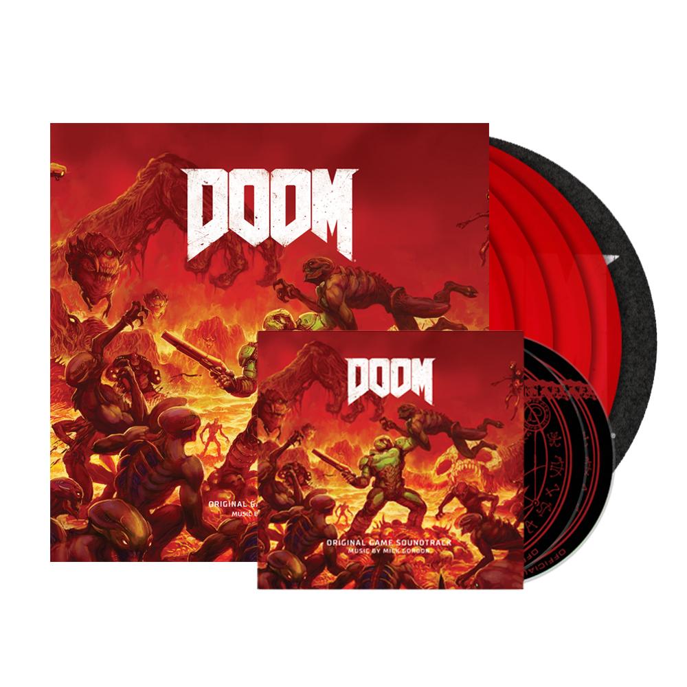 Музыка из игры doom. Виниловая пластинка Doom. Пластинка Doom Eternal виниловая. Doom 2016 Vinyl. Дум оригинал.