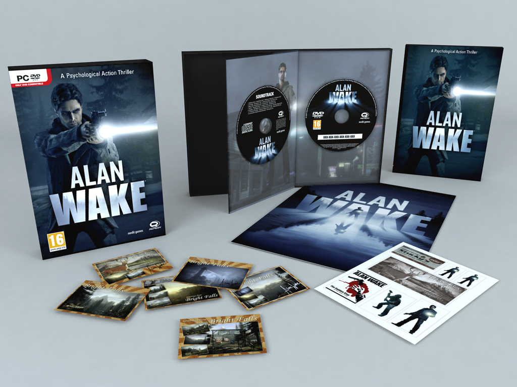 Ала пк. Alan Wake Xbox 360 Collectors. Alan Wake 2 коллекционное издание. Alan Wake Limited Edition.
