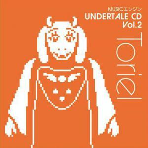 MUSIC ENGINE UNDERTALE CD Vol.2: Toriel. Лицевая сторона . Нажмите, чтобы увеличить.