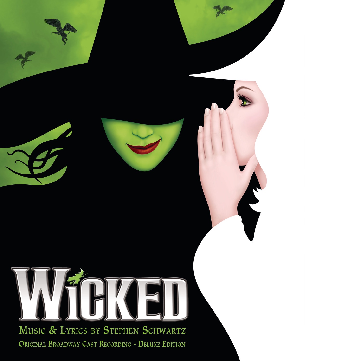 Wicked Original Broadway Cast Recording Deluxe Edition Передняя обложка. 