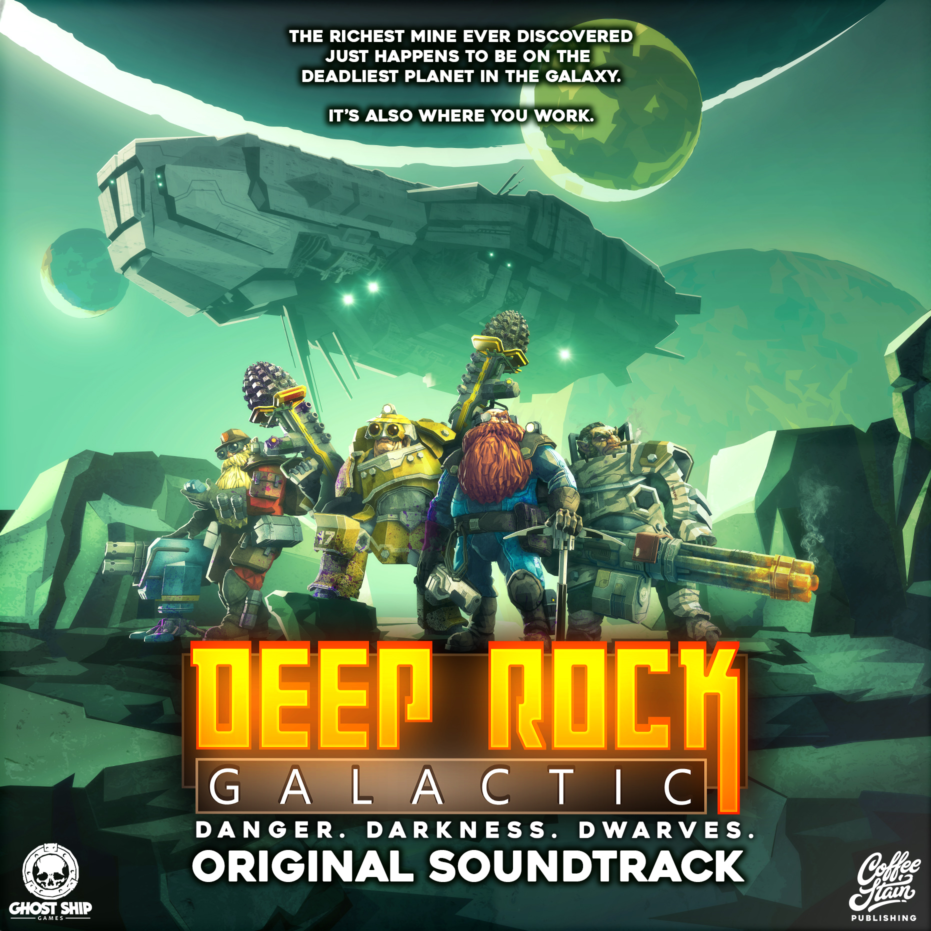 Дип рок галактик по сети. Доретта Deep Rock Galactic. Deep Rock Galactic OST. Deep Rock Galactic Лазурная Пустошь. Deep Rock Galactic обложка.