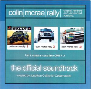 Colin McRae Rally The Official Soundtrack, Pt. 1. Лицевая сторона . Нажмите, чтобы увеличить.