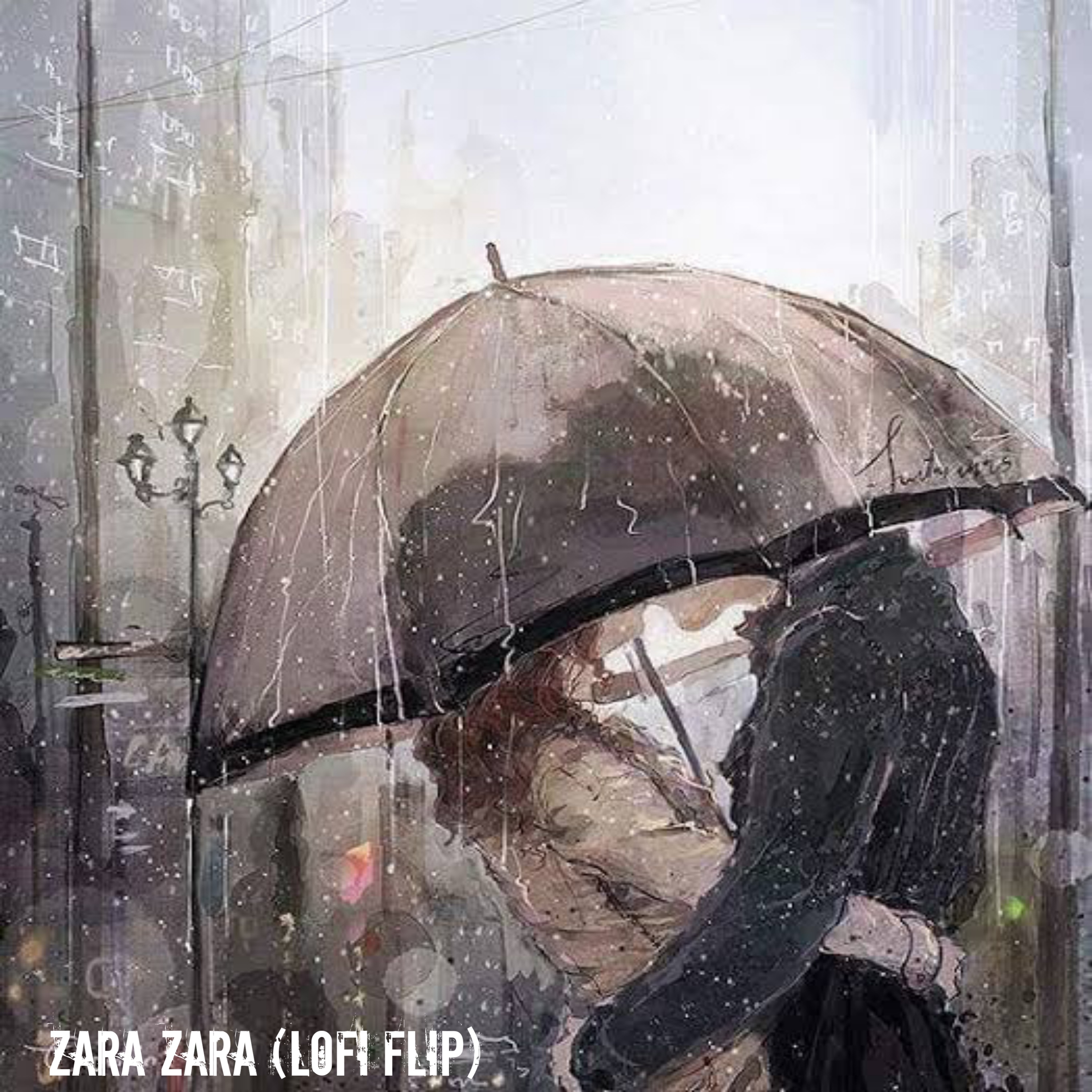 Грустный дождливый день. Двое под зонтом. Двое под дождем. Парень и девушка под зонтом.