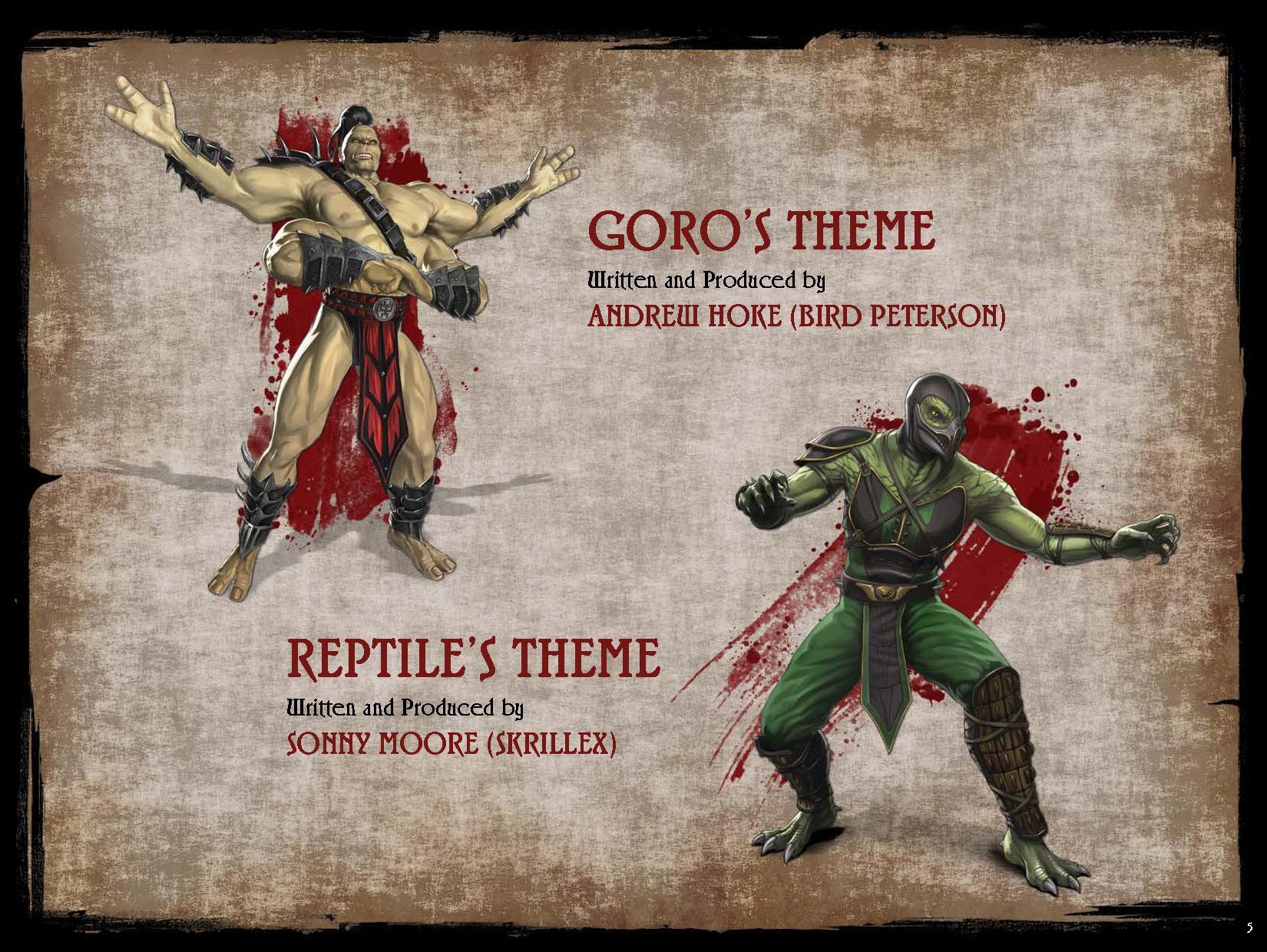 Mortal Kombat: Songs Inspired by the Warriors музыка из игры