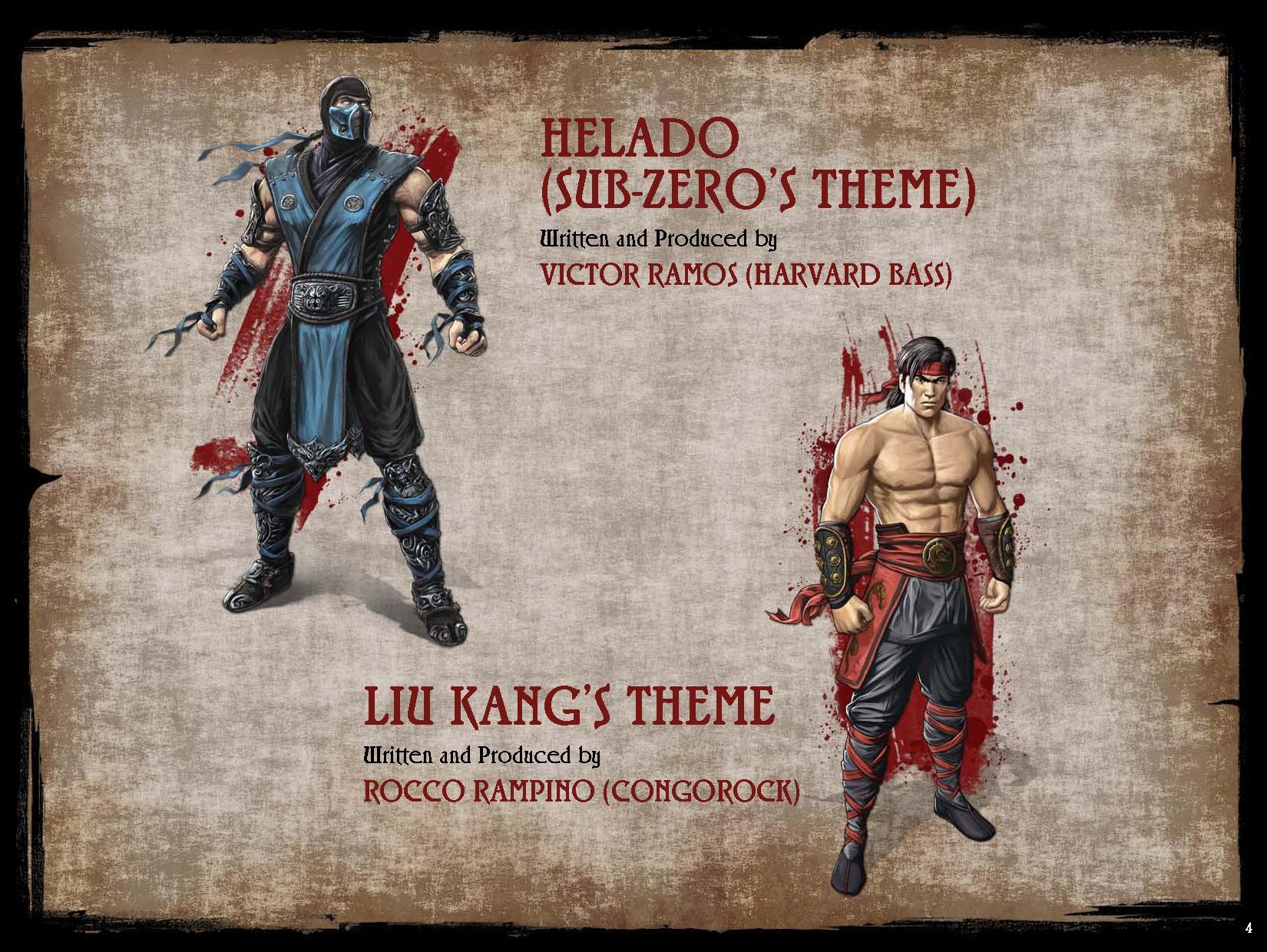 Mortal Kombat: Songs Inspired by the Warriors музыка из игры