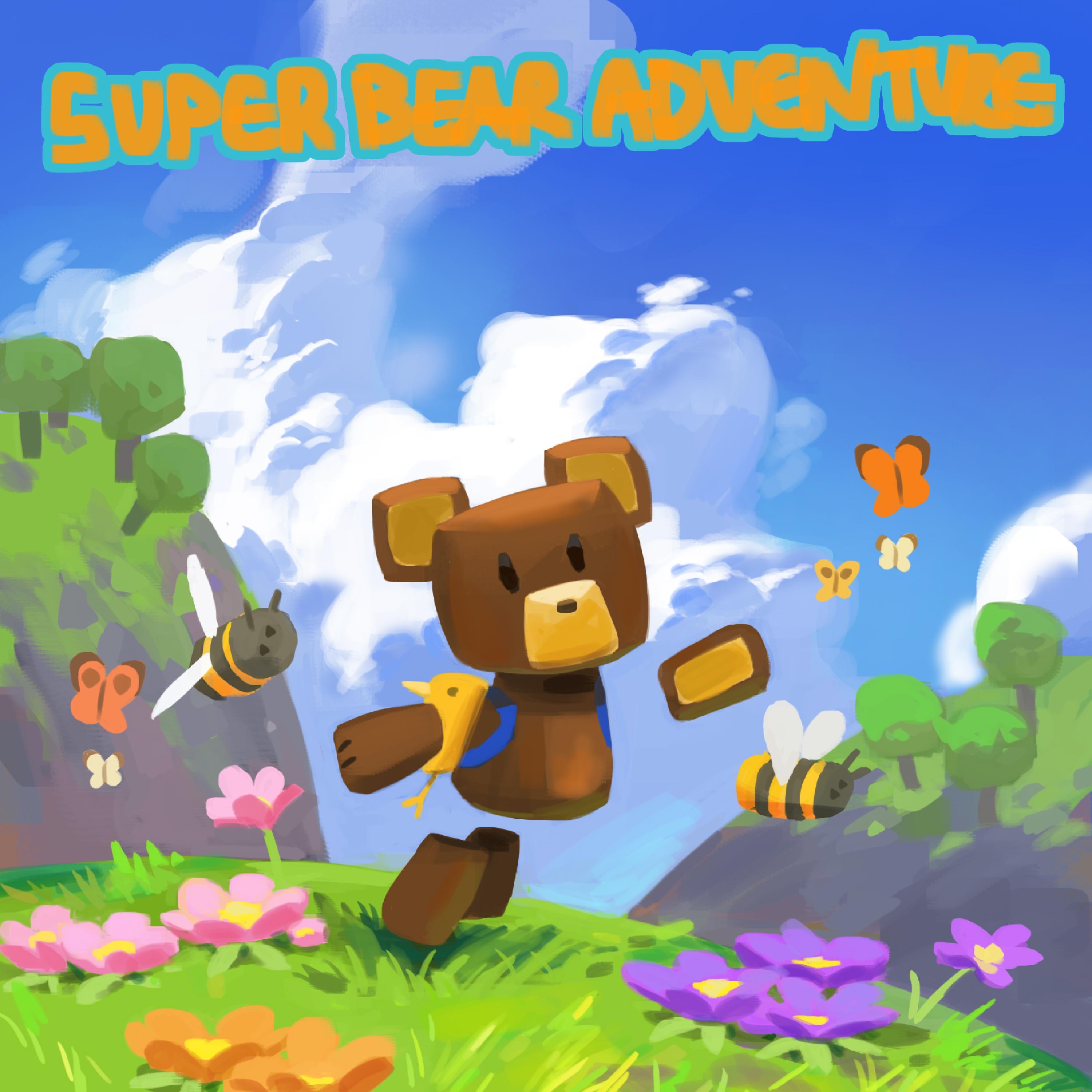 Игра мишка super. Bear Adventure игра. Супер Беар адвенчер. Приключения супер мишки. Супер беатвинчер.