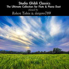 Studio Ghibli Classics: The Ultimate Collection for Flute & Piano Duet. Передняя обложка. Нажмите, чтобы увеличить.