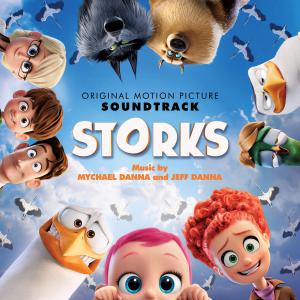 Storks Original Motion Picture Soundtrack. Лицевая сторона. Нажмите, чтобы увеличить.